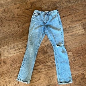 Abercrombie high rise 90s denim